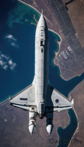 The majestic beauty of a spacecraft set within a ethereal ocean
