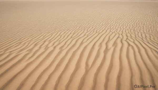 solo,outdoors,sky,no humans,ocean,traditional media,beach,scenery,sand,horizon,surreal,desert,1girl,close-up