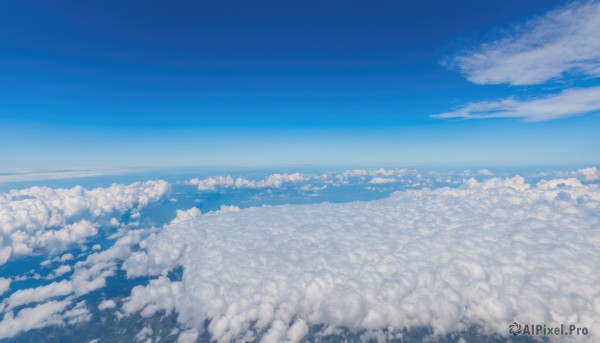 monochrome,outdoors,sky,day,cloud,tree,blue sky,no humans,ocean,cloudy sky,nature,scenery,forest,blue theme,mountain,horizon,landscape,water