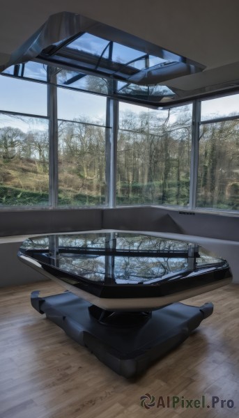 The beauty of a indoors set in a enchanting rainy day
