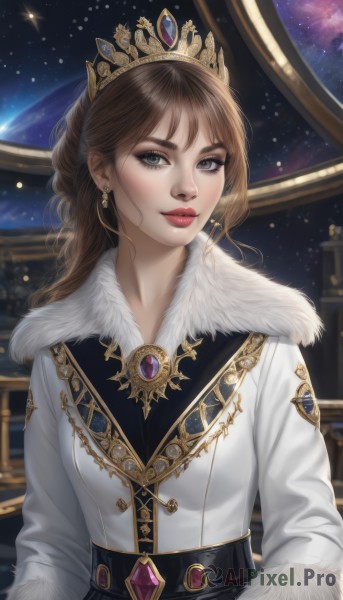 A graceful female captured in dynamic scene
