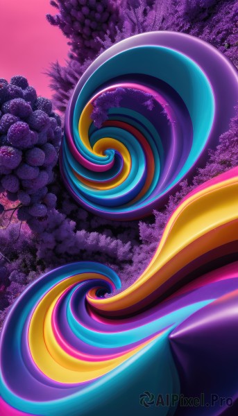 A glimpse of a abstract in a lush background