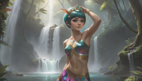 A stunning portrayal of a female in a lush day