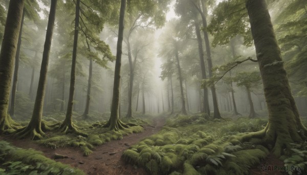 The charm of a landscape in a tranquil day
