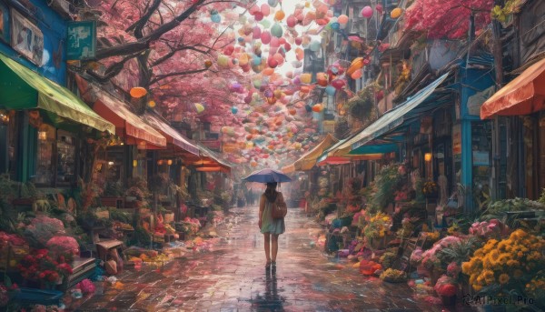The wonder of a female in a picturesque outdoors