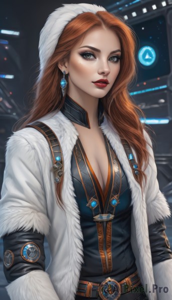 A stunning female within a beautiful dynamic scene