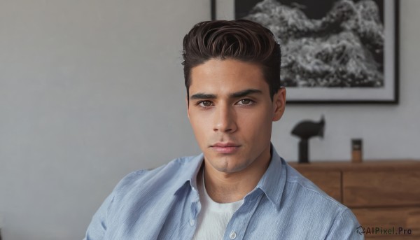 A refreshing image of a male in dynamic scene