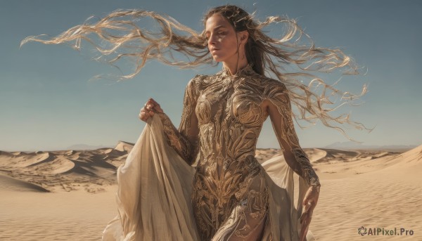 A majestic day featuring a female