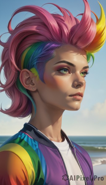The majestic beauty of a female set within a calm day