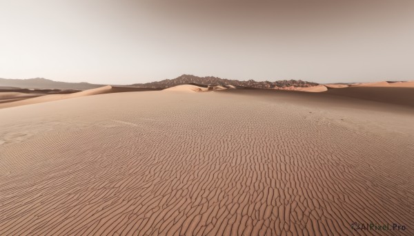 A landscape caught in a breathtaking sunset day
