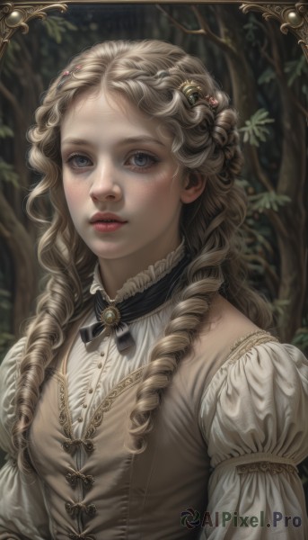 A female in a dynamic outdoors