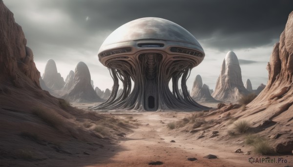 A stunning portrayal of a alien in a lush day