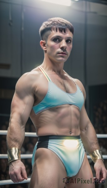 A stunning view of a male in dynamic scene