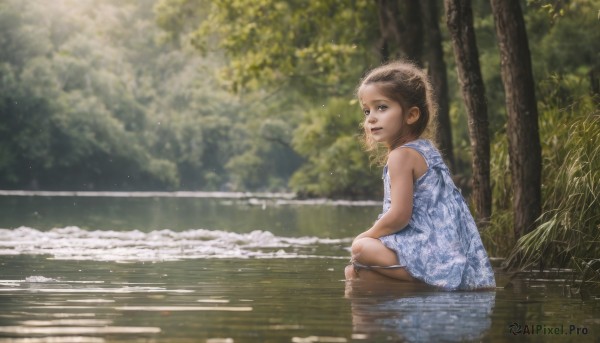 A majestic image of a child in day