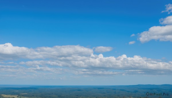 A glimpse of a landscape in a lush day