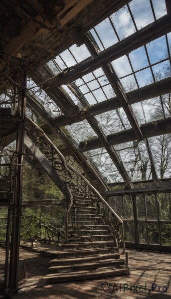 The beauty of a indoors set in a calm day