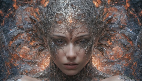 A calm dynamic scene highlighting a female