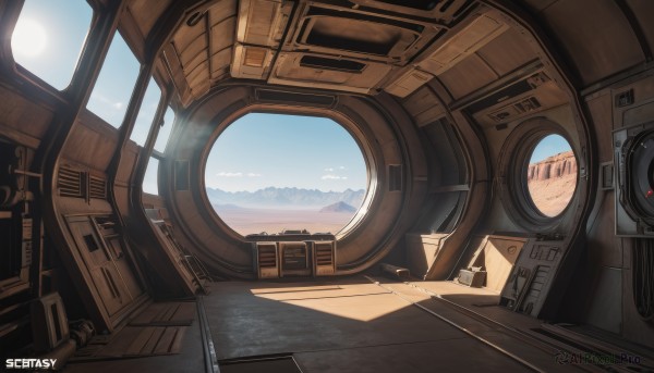 The elegance of a spacecraft in a tranquil day