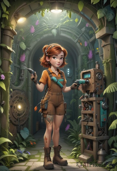 An iconic female framed by a bold dynamic scene