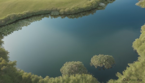 A peaceful image of a landscape in day