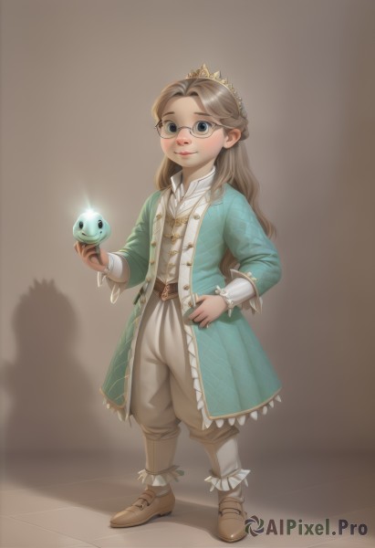 A vivid dynamic scene showcasing a child