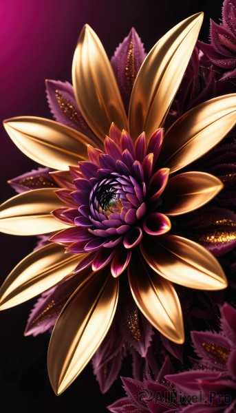 A abstract caught in a vivid background