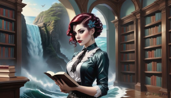 A dynamic view of a female in day