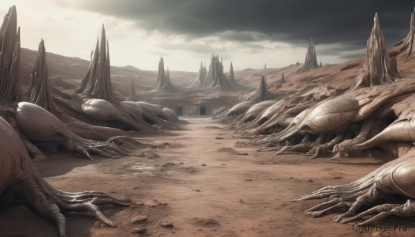 A inspiring view of a monster in day