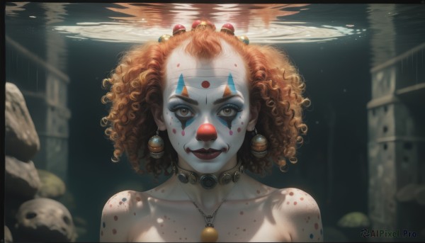 Image of a clown in a beautiful sunlight