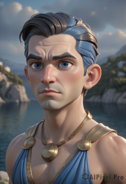 A stunning portrayal of a male in a breathtaking day