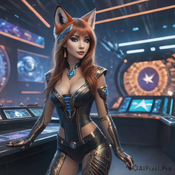 A female in a serene dynamic scene