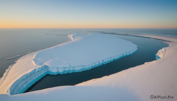Image of a unique subject in a peaceful sunset day