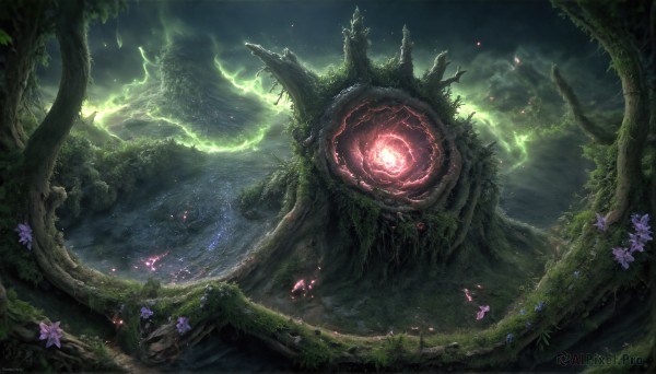 A breathtaking outdoors featuring a monster