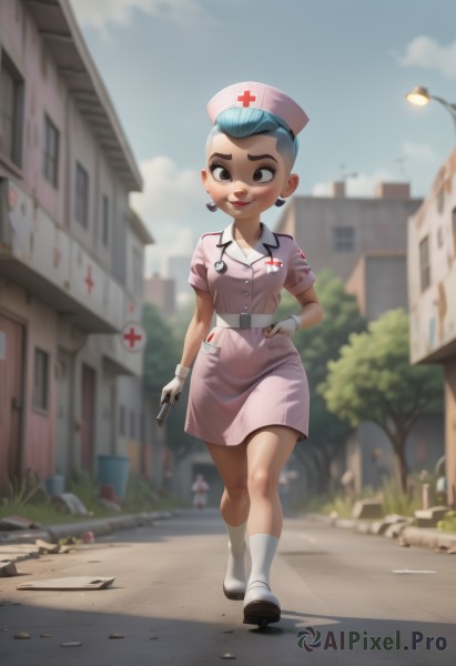 A stunning portrayal of a female in a breathtaking day
