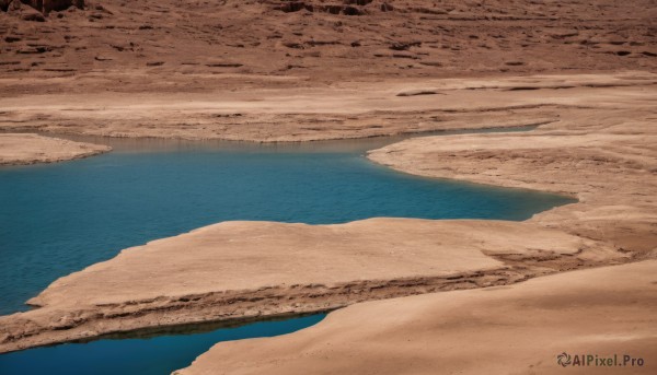A landscape showcased in a vivid day