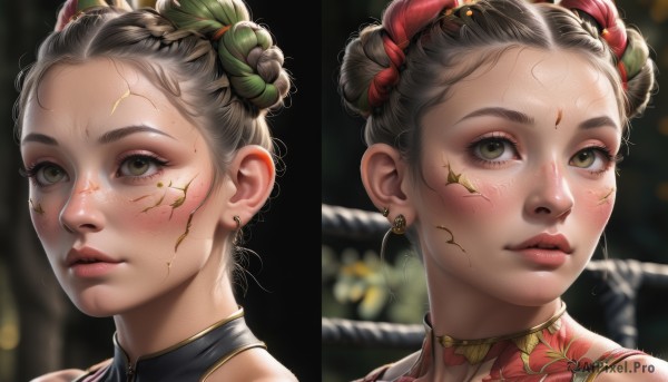 A breathtaking view of a female in dynamic scene