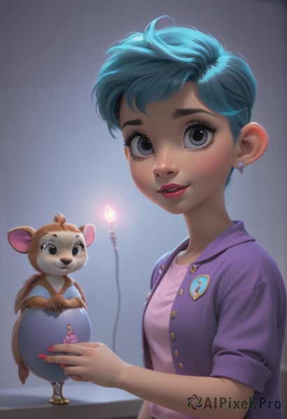 A female in a serene dynamic scene