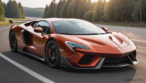 A stunning motor vehicle captured in outdoors