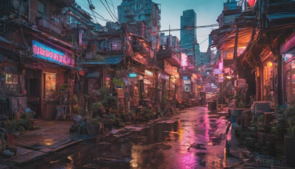 A street in a tranquil outdoors