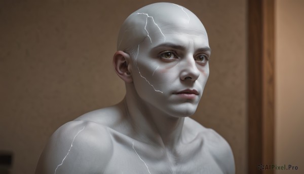 The elegance of a male in a ethereal dynamic scene