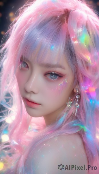 A female captured in a enchanting dynamic scene