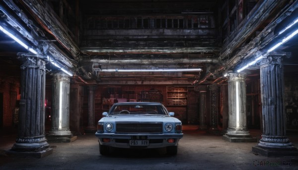A delightful capture of a motor vehicle within scenery