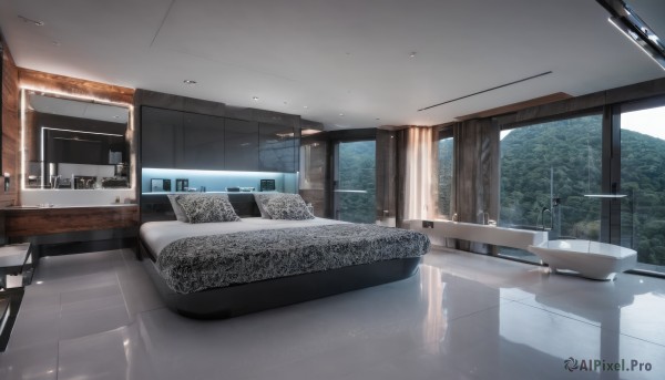 A unique view of a indoors in day