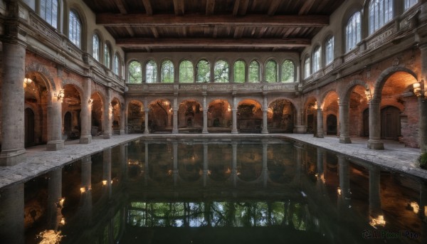 The elegance of a indoors in a ethereal day