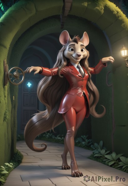 A female portrayed in a vivid outdoors