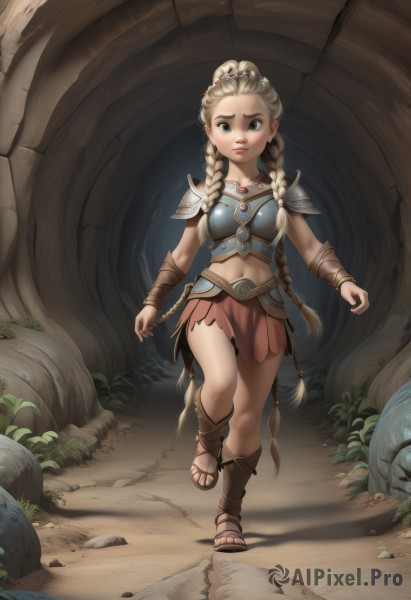 Rock brought to life with a captivating female