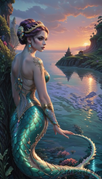 The beauty of a boat set in a captivating sunset outdoors