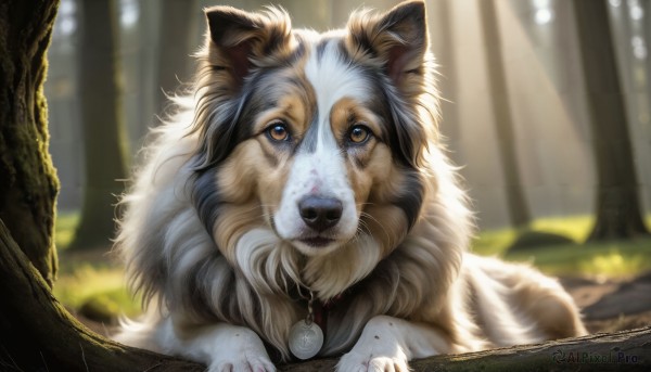 A charming day featuring a dog