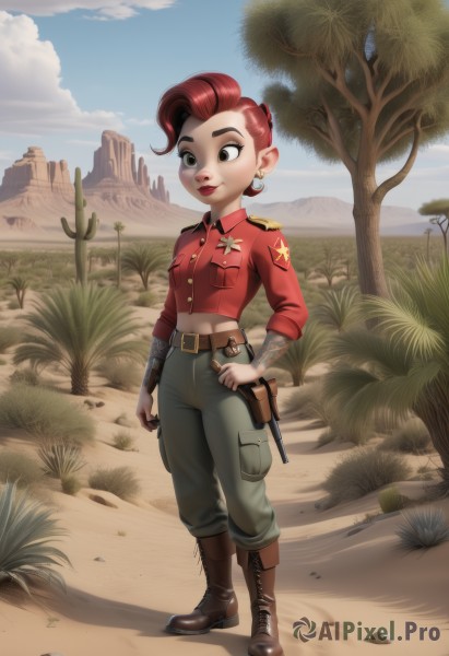 A stunning portrayal of a female in a lush day