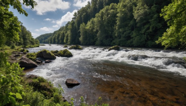 Day brought to life with a captivating waterfall